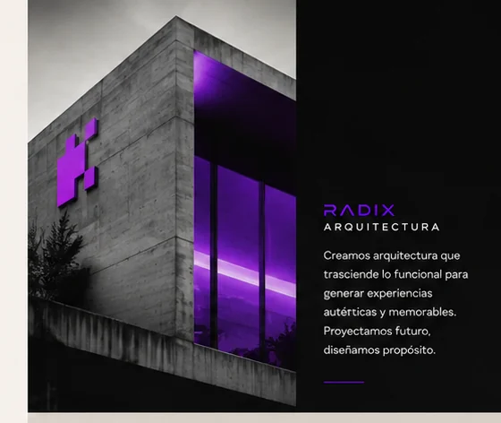 Aplicación de identidad RADIX